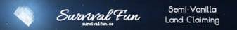 Survival Fun banner Survival Fun Minecraft server banner