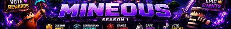 Mineous Prison banner Mineous Prison Minecraft server banner