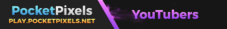 PocketPixels banner PocketPixels Minecraft server banner