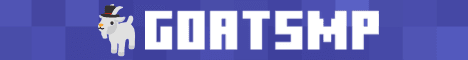 GoatSMP banner GoatSMP Minecraft server banner