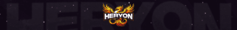 Heryon banner Heryon Minecraft server banner