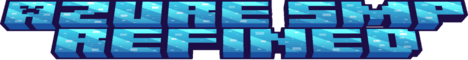 Azure SMP Refined banner Azure SMP Refined Minecraft server banner