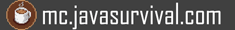 JavaSurvival banner JavaSurvival Minecraft server banner