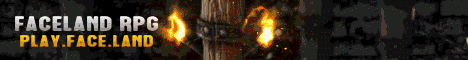Faceland banner Faceland Minecraft server banner