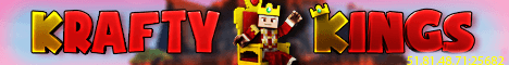 KraftyKings banner KraftyKings Minecraft server banner