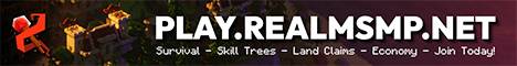 RealmSMP banner RealmSMP Minecraft server banner