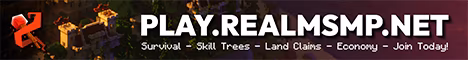 RealmSMP banner RealmSMP Minecraft server banner