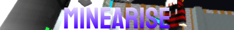 MineArise banner MineArise Minecraft server banner