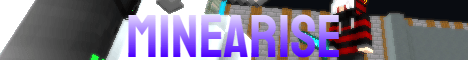 MineArise banner MineArise Minecraft server banner