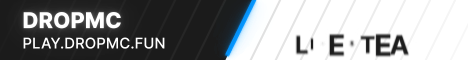 DropMC banner DropMC Minecraft server banner