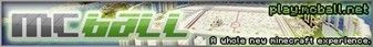 MCBall banner MCBall Minecraft server banner