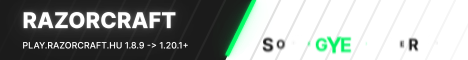 razorcraft banner razorcraft Minecraft server banner