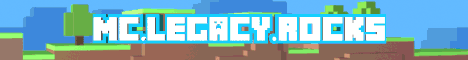 Legacy banner Legacy Minecraft server banner