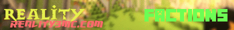 Reality3 banner Reality3 Minecraft server banner