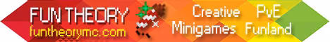 Funtheory banner Funtheory Minecraft server banner