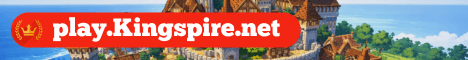 Kingspire banner Kingspire Minecraft server banner