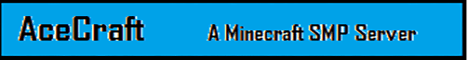 Ace Craft banner Ace Craft Minecraft server banner