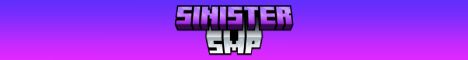 SinisterSMP banner SinisterSMP Minecraft server banner