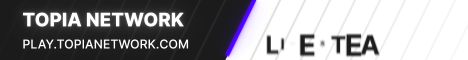 Topia Network banner Topia Network Minecraft server banner