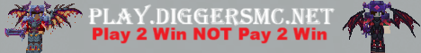 DiGGeRS banner DiGGeRS Minecraft server banner