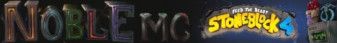 Noble MC: FTB StoneBlock 4 banner Noble MC: FTB StoneBlock 4 Minecraft server banner