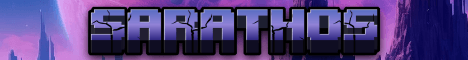 Sarathos MC banner Sarathos MC Minecraft server banner