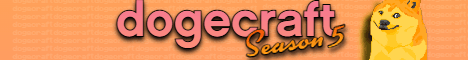 Dogecraft banner Dogecraft Minecraft server banner