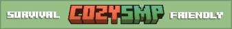CozySMP banner CozySMP Minecraft server banner