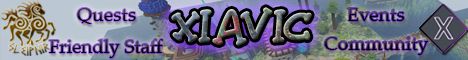 Xiavic Network banner Xiavic Network Minecraft server banner