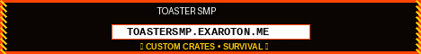 ToasterSMP banner ToasterSMP Minecraft server banner