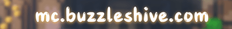 Buzzle Hive banner Buzzle Hive Minecraft server banner