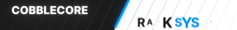 CobbleCore banner CobbleCore Minecraft server banner
