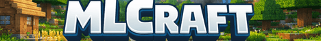 MLCraft banner MLCraft Minecraft server banner