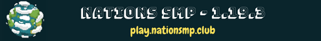 Nations SMP banner Nations SMP Minecraft server banner