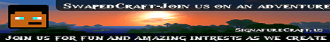SwapedCraft banner SwapedCraft Minecraft server banner