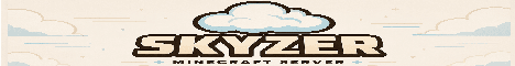 Skyzer Cloud banner Skyzer Cloud Minecraft server banner