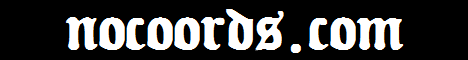 Nocoords banner Nocoords Minecraft server banner