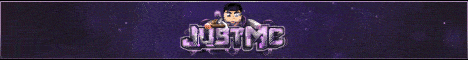 JustMC Network banner JustMC Network Minecraft server banner