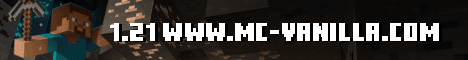 mc-vanilla.com banner mc-vanilla.com Minecraft server banner