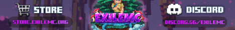 ExileMC banner ExileMC Minecraft server banner