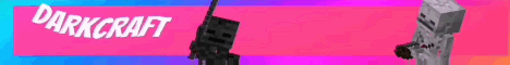 DarkCraft banner DarkCraft Minecraft server banner
