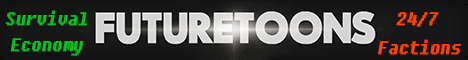 Futuretoons Factions banner Futuretoons Factions Minecraft server banner