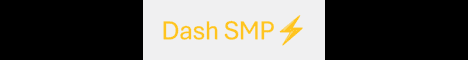 Dash SMP banner Dash SMP Minecraft server banner