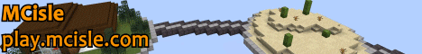 MCisle banner MCisle Minecraft server banner