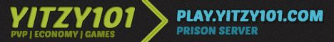 Yitzy101s Prison Server banner Yitzy101s Prison Server Minecraft server banner