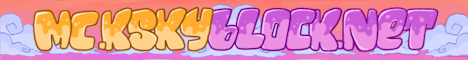 KSkyBlock banner KSkyBlock Minecraft server banner