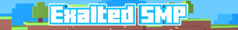 Exalted banner Exalted Minecraft server banner
