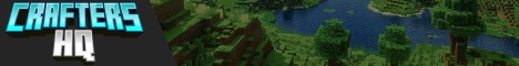 CraftersHQ banner CraftersHQ Minecraft server banner