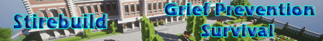 Stirebuild banner Stirebuild Minecraft server banner