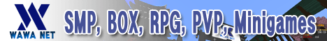 WawaNet banner WawaNet Minecraft server banner